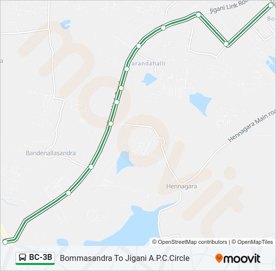 BC-3B bus Line Map