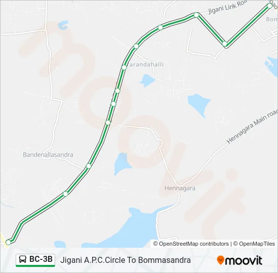BC-3B Bus Line Map