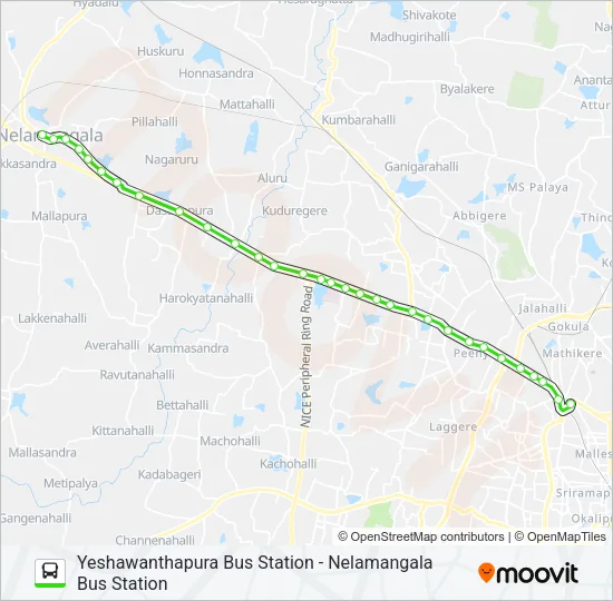 MF-258CB Bus Line Map