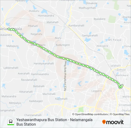 MF-258CB Bus Line Map