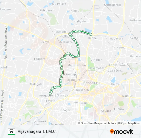 MF-401RH Bus Line Map
