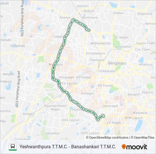 mf410fa Route: Schedules, Stops & Maps - Yeshwanthpura T.T.M.C. (Updated)