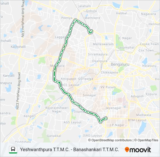MF-410FA Bus Line Map