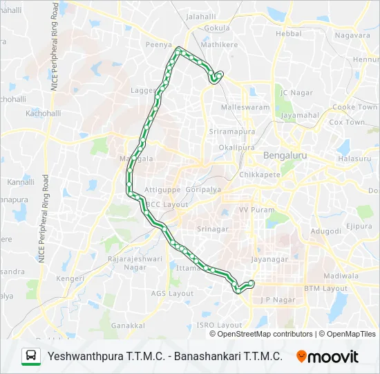 MF-410FA Bus Line Map