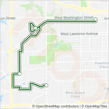 210 Bus Line Map