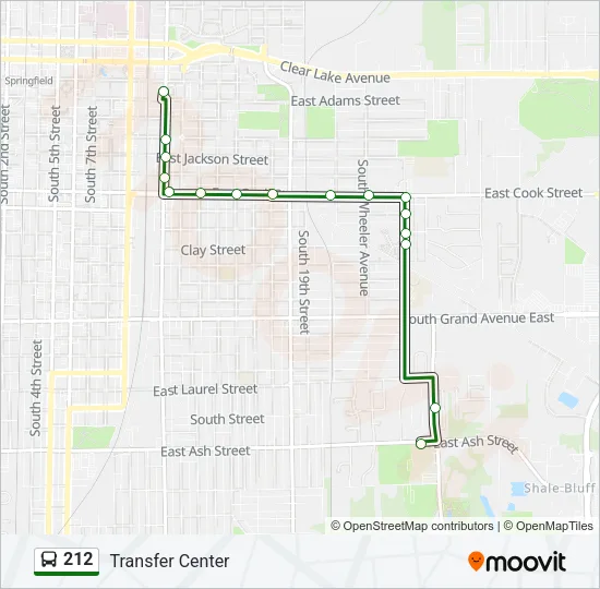 212 Bus Line Map