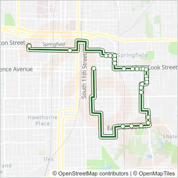 220 Bus Line Map
