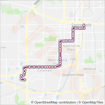 904 Bus Line Map