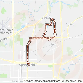 2 Bus Line Map