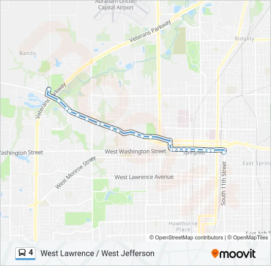 4 Bus Line Map
