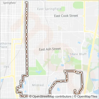 10 Bus Line Map