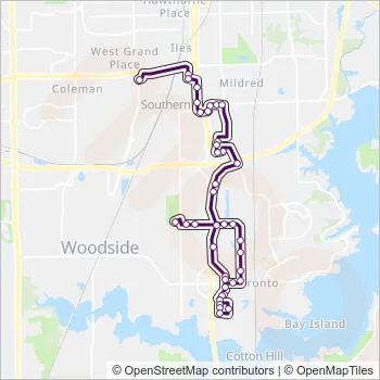 14 Bus Line Map