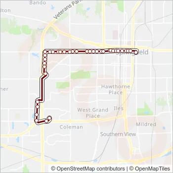 903 Bus Line Map