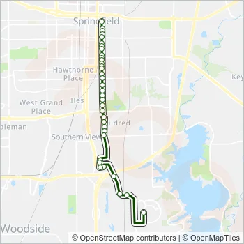 905 Bus Line Map