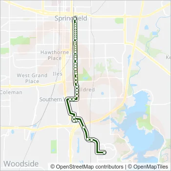 905 Bus Line Map