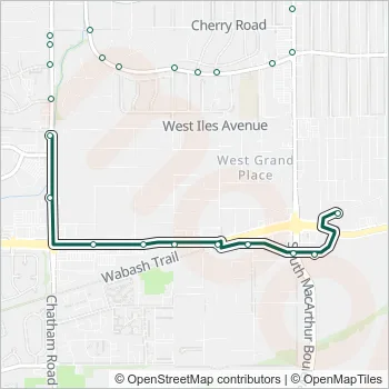 8 Bus Line Map