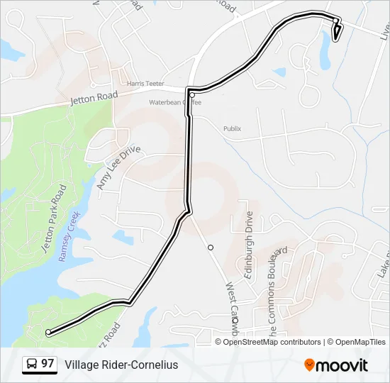 97 Bus Line Map