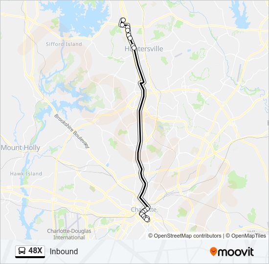 48X bus Line Map