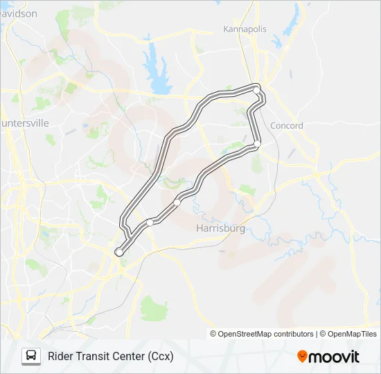 EXPRESS AM Bus Line Map