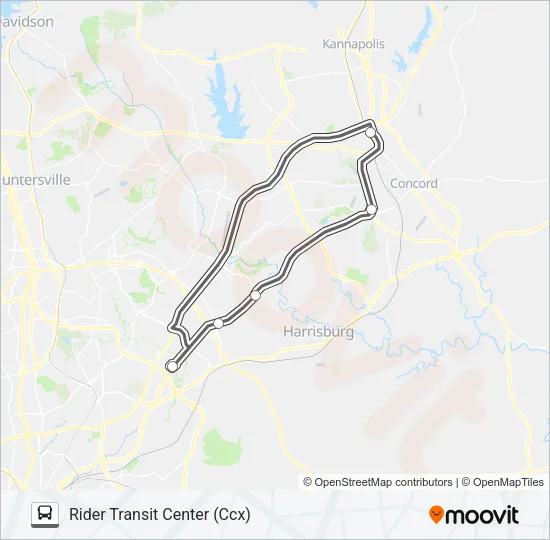 EXPRESS PM Bus Line Map