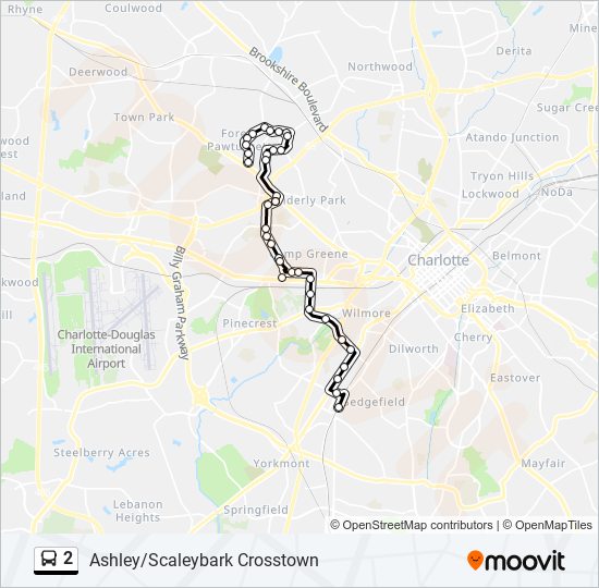 2 bus Line Map