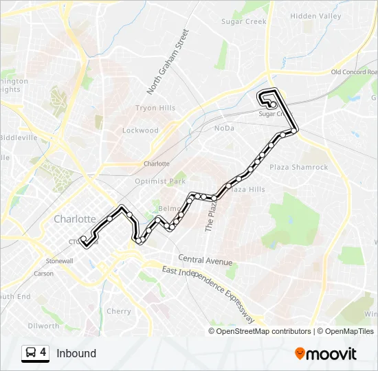 4 Bus Line Map