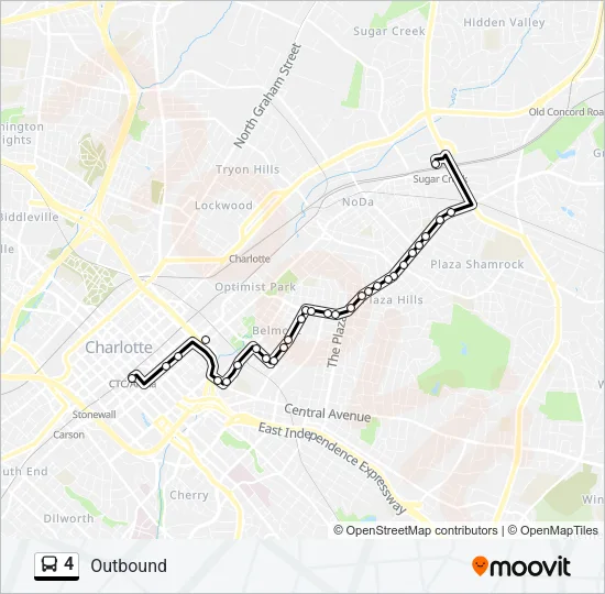 4 Bus Line Map