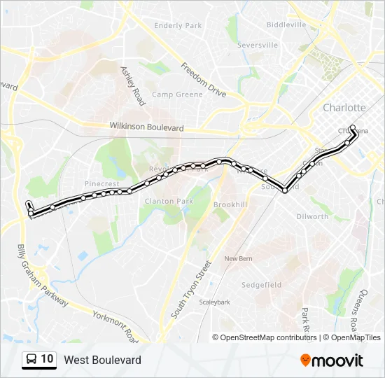 10 Bus Line Map