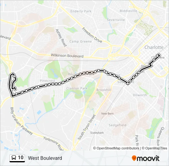 10 Bus Line Map