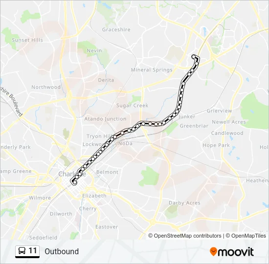 11 Bus Line Map