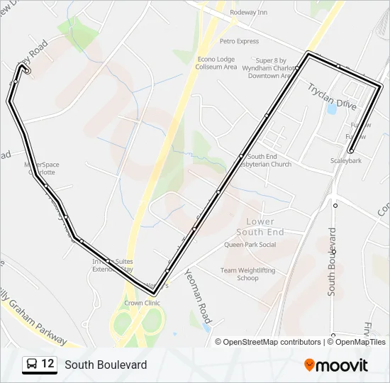 12 Bus Line Map