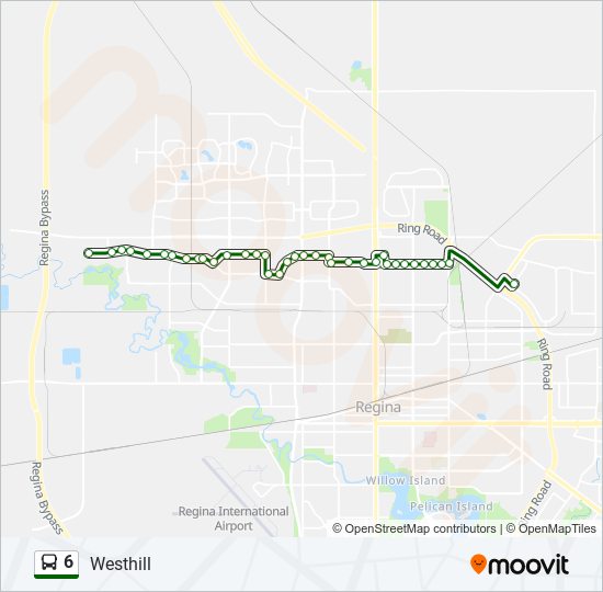 6 bus Line Map