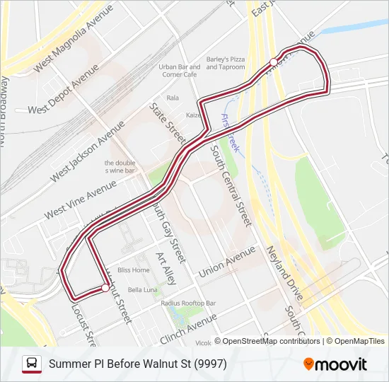 CHP PATRON SHUTTLE Bus Line Map