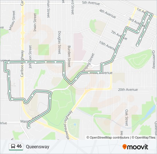 46e Route: Schedules, Stops & Maps - Mountjoy Sq (Updated)
