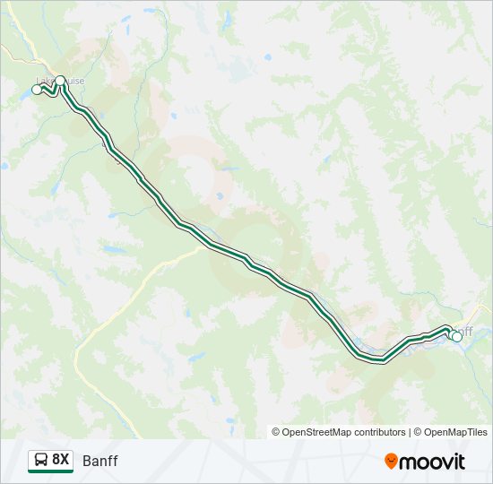 8X bus Line Map