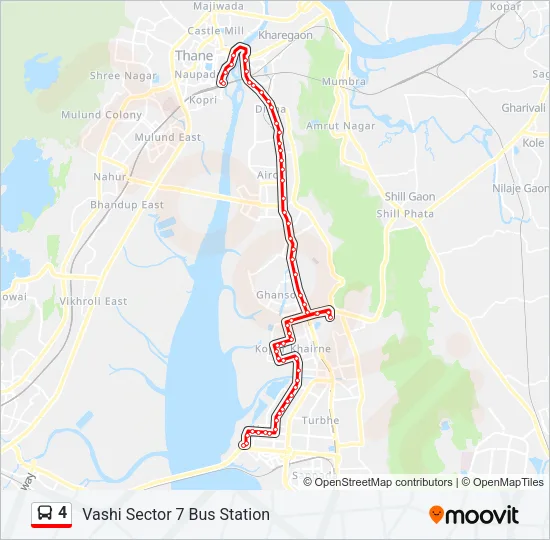 4 Bus Line Map