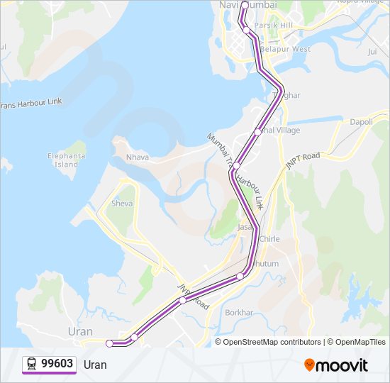 99603 train Line Map