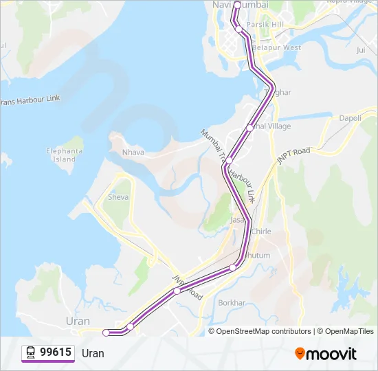 99615 Train Line Map