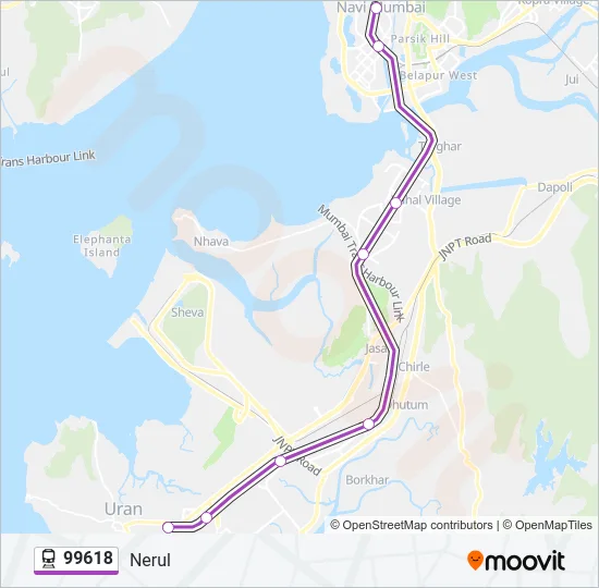99618 Train Line Map