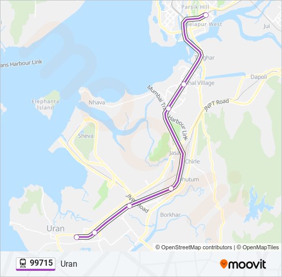 99715 train Line Map