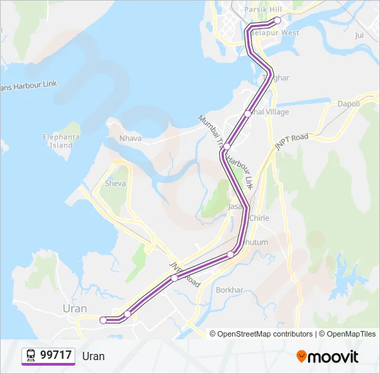 99717 Train Line Map