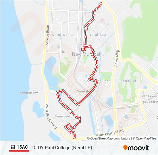 15AC Bus Line Map