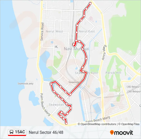 15AC Bus Line Map