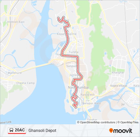 20AC bus Line Map