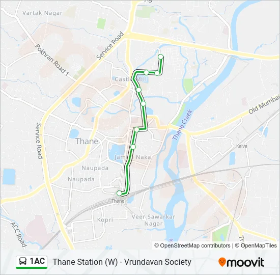 1AC Bus Line Map