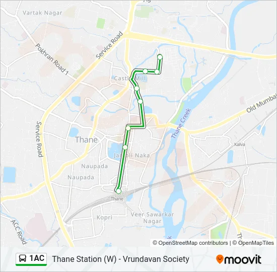 1AC Bus Line Map