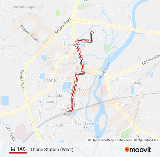 1AC bus Line Map