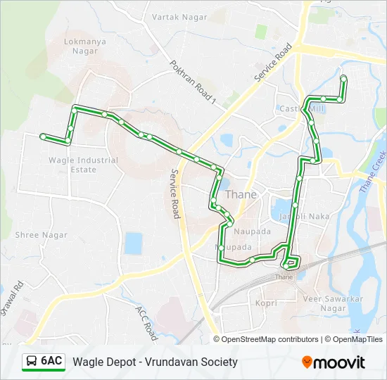 6AC Bus Line Map