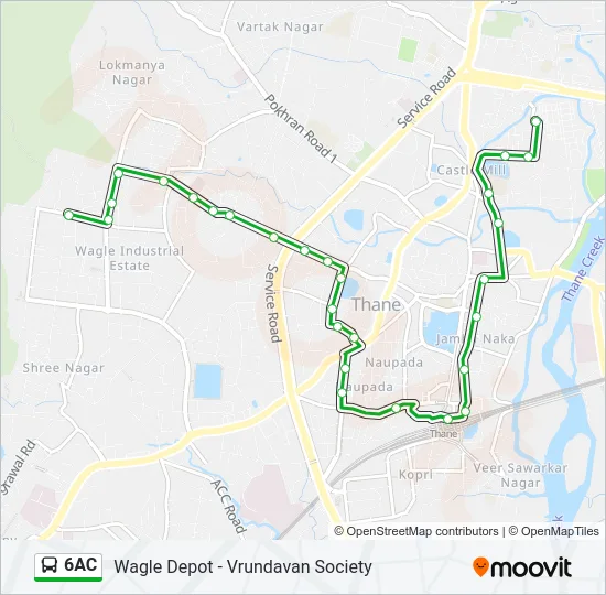 6AC Bus Line Map