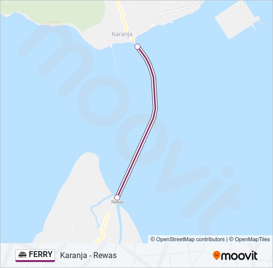 FERRY Line Map